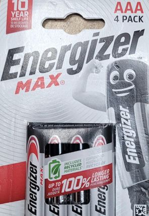 Energizer Alkaliczna Aaa Max R3 LR03 4 sztuki