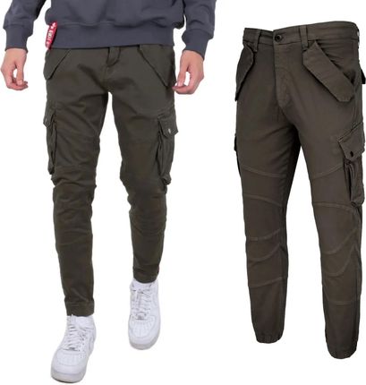 Spodnie Alpha Industries Combat Pant LW 126215 136 - Grafitowe 34