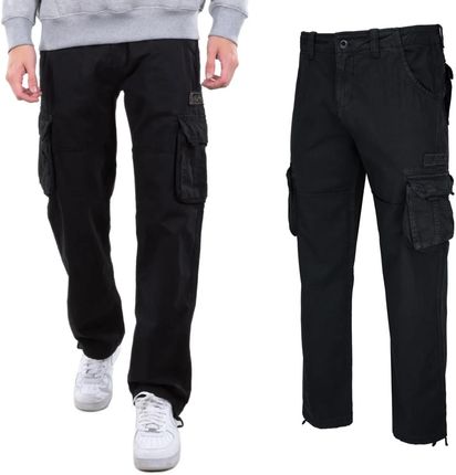 Spodnie Alpha Industries Jet Pant 101212 03 - Czarne 30