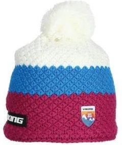 Czapka Viking Graceland, fuksja/niebieski/biały ()