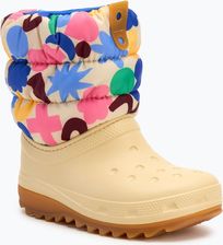Śniegowce Crocs Classic Neo Puff Geo Shapes Boot Kids shitake/multi | WYSYŁKA W 24H | 30 DNI NA ZWROT Zima 2024