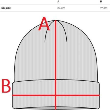 Ciepła prążkowana czapka damska BEANIE zimowa jesienna jednokolorowa - zdjęcie 3