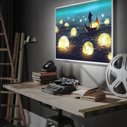 OBRAZ PODŚWIETLANY ELEGANCE PANEL LED 100X50cm grafika+zasilacz Leds Design - zdjęcie 5