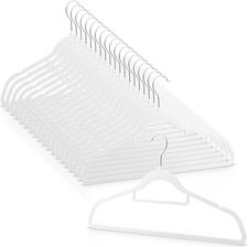 Zdjęcie Massido Welurowe Wieszaki Na Ubrania 20Szt. Biały - Chrzanów