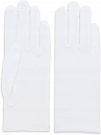 Białe elastyczne rękawiczki do sztandaru / munduru UNISEX XL - zdjęcie 2