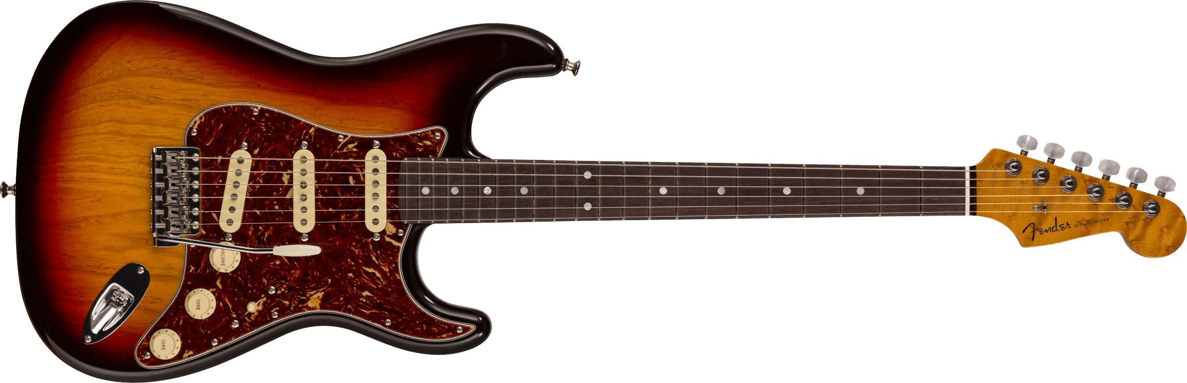 Zdjęcie Fender Custom Shop American Custom Strat NOS, Chocolate 3-Color Sunbur - Dolsk