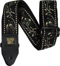 Zdjęcie Ernie Ball Classic Jacquard Guitar/Bass Strap - Black Pleasant Pheasan - Gdańsk