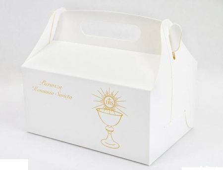 Ente Pudełko Na Ciasto 10Szt Komunia 17X14,5X12cm 7599