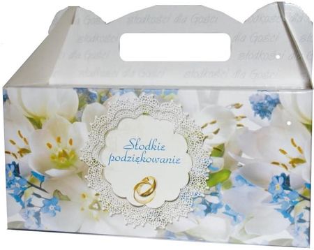 Poligraf Pudełko Kartonowe 30szt. Na Ciasto 19X14X9Cm Ślub - zdjęcie 2