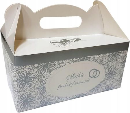 Poligraf Pudełko Kartonowe 30szt. Na Ciasto 19X14X9Cm Ślub - zdjęcie 3