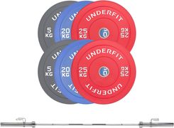Zdjęcie Sztanga olimpijska bumper color 200 cm UNDERFIT 116 kg - Zawidów