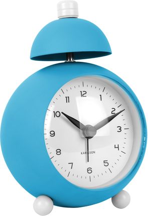 Karlsson Alarm Clock Chaplin Iron Matt Bright Blue (Ka5979Bb)