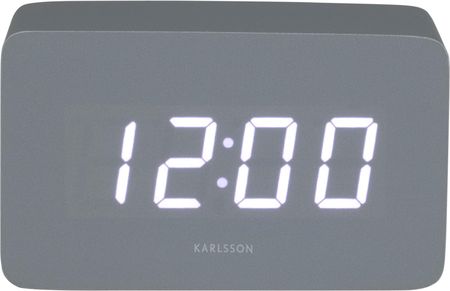 Karlsson Budzik Spry Tube Led Szary Myszy (Ka5983Gy)