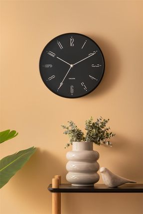 Karlsson Zegar Ścienny Regal Numbers Czarny (Ka5988Bk) - zdjęcie 2