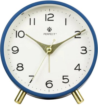 Perfect Budzik Bb11007 Niebieski Cichy Mechanizm