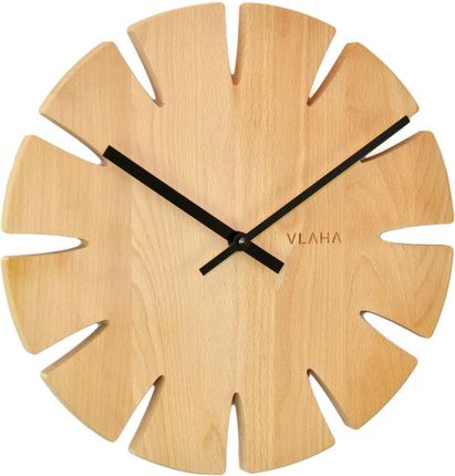 Vlaha Zegar Ścienny Vct1011 Z Litego Drewna Dębowego 33Cm