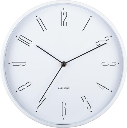 Karlsson Zegar Ścienny Regal Numbers Biały (Ka5988Wh)