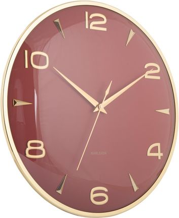 Karlsson Wall Clock Sienna Glow Red Ochre (Ka6017Rd)