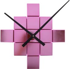 Karlsson Wall Clock Diy Cubic Metallic Dark Pink (Ka5974Pi)