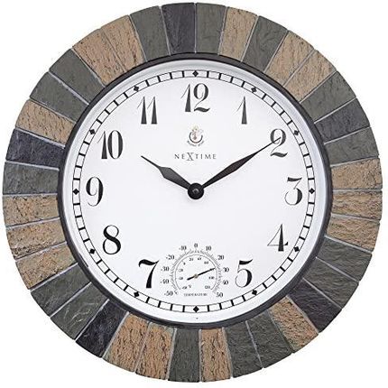 Nextime Zegar Ścienny Aster 43,5Cm Z Termometrem (4320)