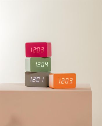 Karlsson Budzik Spry Tube Różowy Led (Ka5983Bp) - zdjęcie 2