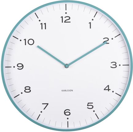 Karlsson Wall Clock Circus Rings Turquoise Blue (Ka6011Bl)
