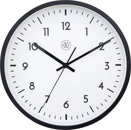 Nextime Zegar Ścienny Easy Big 30Cm Czarno Biały (7369Zw)