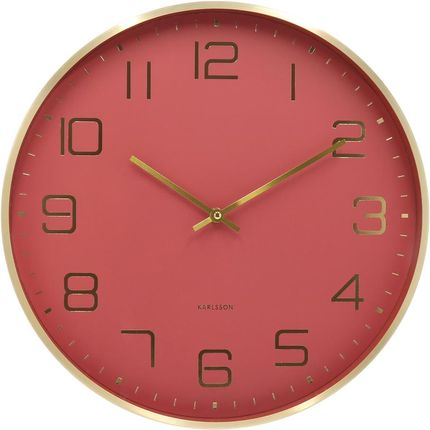 Karlsson Zegar Ścienny Elegance Glow Biały (Ka5973Rd)