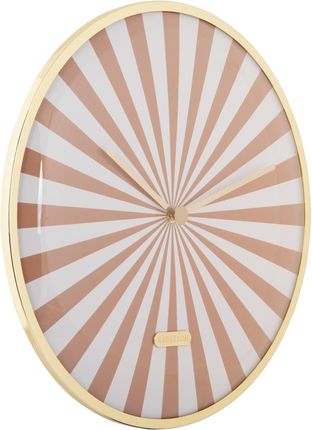 Karlsson Wall Clock Candy Swirl Dome Soft Brown & White (Ka6007Sb)