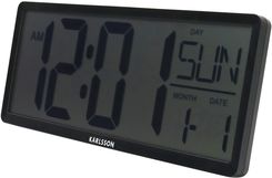 Karlsson Zegar Ścienny Stołowy Retro Lcd Czarny (Ka6020Bk)