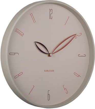 Karlsson Zegar Ścienny Lined Numbers Jasnoniebieski (Ka6012Wg)