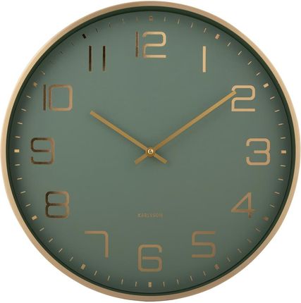 Karlsson Zegar Ścienny Elegance Glow Miękki Brąz (Ka5973Gr)