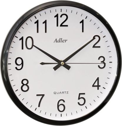 Adler Zegar Ścienny 30155 Black 31Cm Czarny