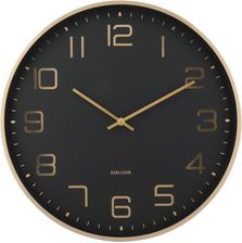 Karlsson Zegar �cienny Elegance Glow Ziele� D�ungli (Ka5973Bk)