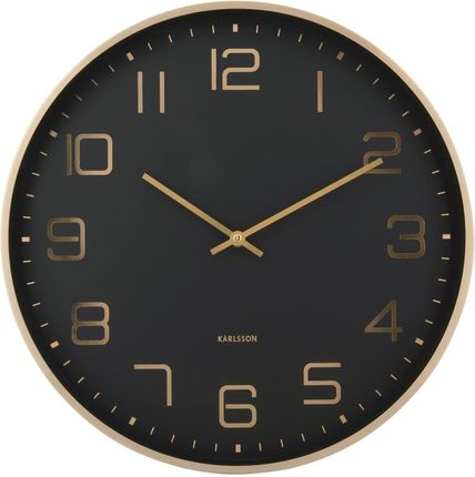 Karlsson Zegar Ścienny Elegance Glow Zieleń Dżungli (Ka5973Bk)
