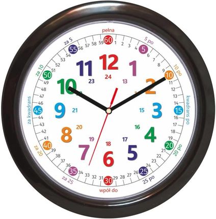 Atrix Zegar Ścienny Edukacyjny 32,5Cm Pl (Ate950Bnc1T3Sw)