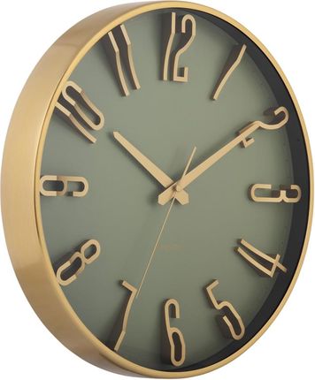 Karlsson Wall Clock Elevated Glam Metallic Jungle Green (Ka6016Dg)