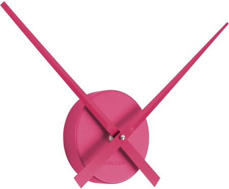 Karlsson Wall Clock Little Big Time Mini Metallic Dark Pink (Ka4348Pi) - zdjęcie 2