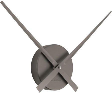 Karlsson Wall Clock Little Big Time Mini Metallic Dark Grey (Ka4348Gy)