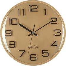 Zdjęcie Karlsson Wall Clock 3D Numbers Gold W Black (Ka6022Gd) - Trzebnica