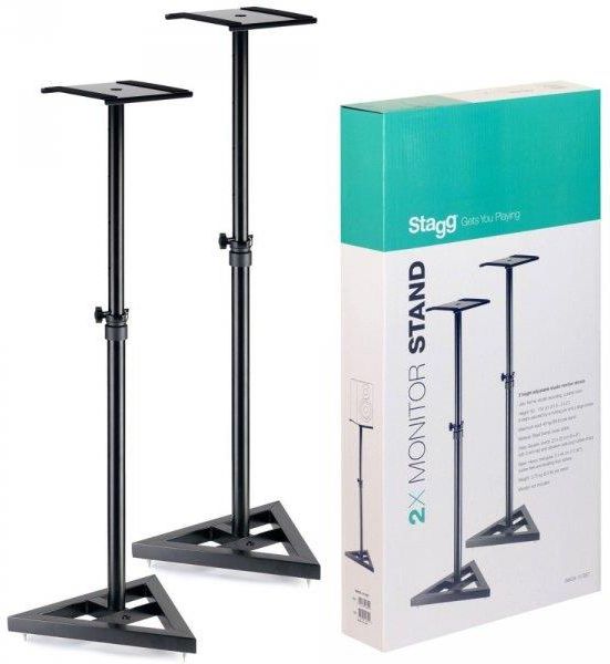 Zdjęcie Stagg SMOS-10 SET - zestaw stalowych statywów pod monitory studyjne - Wołomin