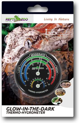 Repti-Zoo Glowing Thermo / Hygrometer świecący w nocy termometr i higrometr - zdjęcie 3