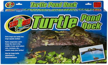 ZOOMED Turtle Dock wyspa dla żółwi 12x28cm - zdjęcie 2