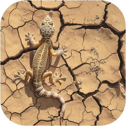 Terrario Leopard Desert 1kg podłoże spękana ziemia pustynna - zdjęcie 3