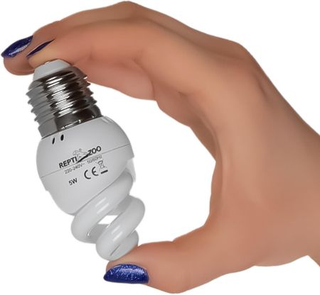 Repti-Zoo Mini UVB lamp 5.0 5W mini żarówka UVB tropikalna - zdjęcie 2
