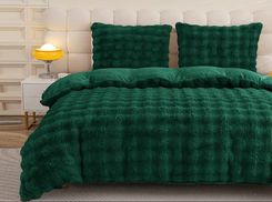 Cotton World Pościel Zimowa Z Mikrofibry Miś Shd 220X200 2836 Butelkowa Zieleń