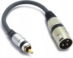 Adapter Wtyk Xlr Męski Wtyk Rca Mikrofon Vitalco