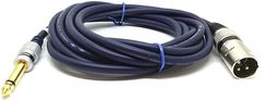 Przyłącze wtyk duży Jack 6.3 mono na wtyk Xlr 1,5m
