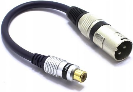 Adapter Przejściówka Wtyk Xlr Męski Gniazdo Rca Mikrofon Vitalco - zdjęcie 3
