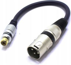 Adapter Przejściówka Wtyk Xlr Męski Gniazdo Rca Mikrofon Vitalco